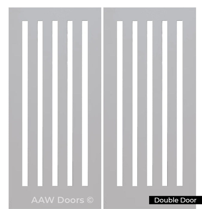 PU-26 Fiberglass in Gray Entry Door