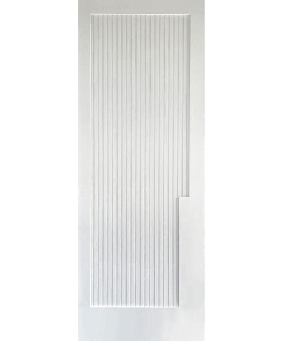 Dijon - Modern French Design Interior Primed White Groove Panel Door