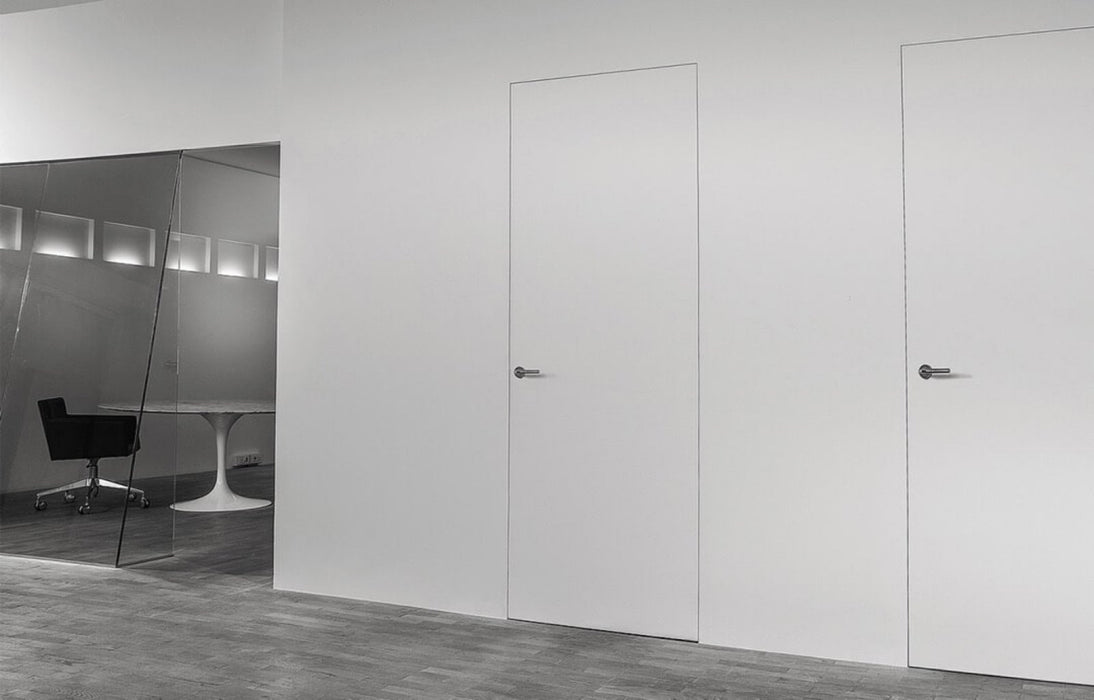 Invisio - Modern Solid Hidden Door Including Heavy Duty 3D Concealed Hinges and Hidden Aluminum Frame