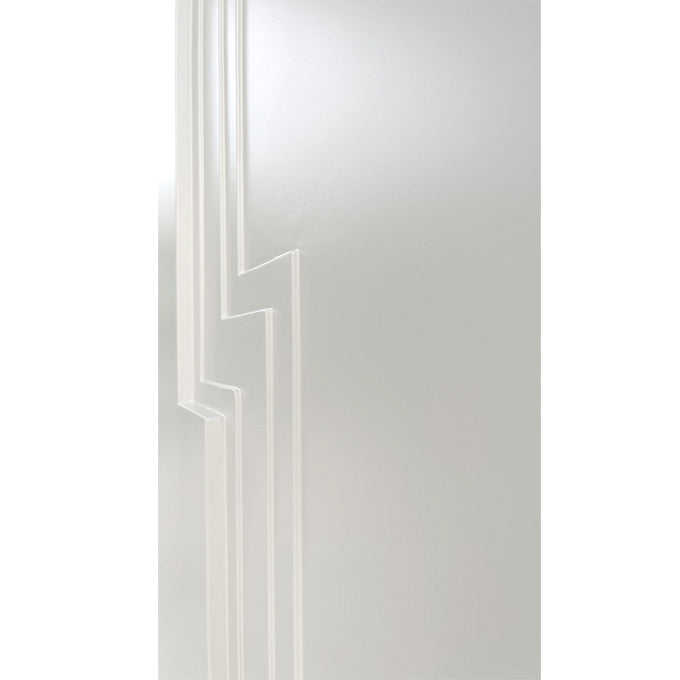 Nice - Modern French Design Interior Primed White 3-Step Panel Door