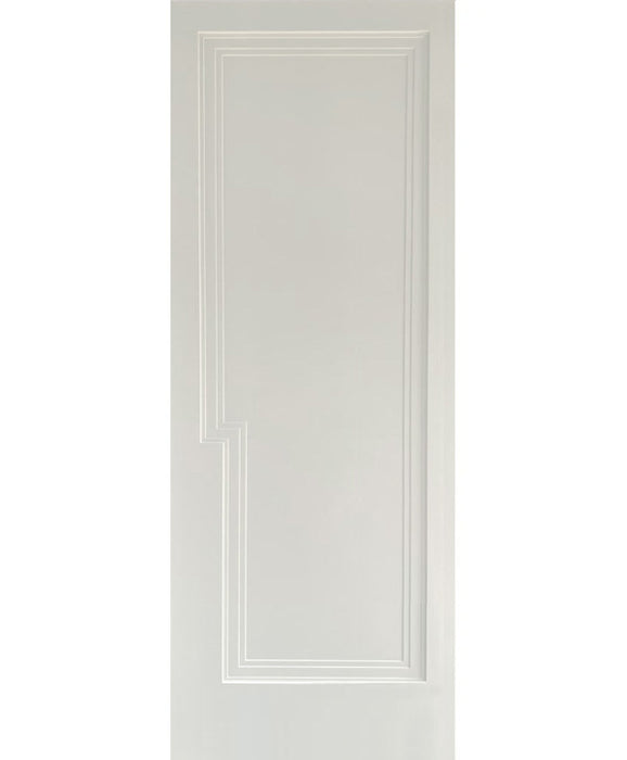 Nice - Modern French Design Interior Primed White 3-Step Panel Door