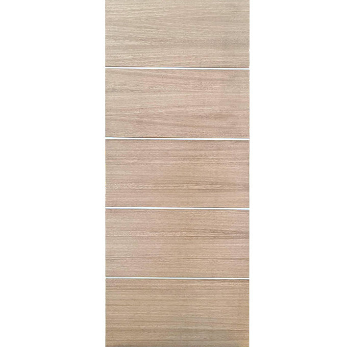 Zinc - Interior Modern White Oak Solid Wood Door