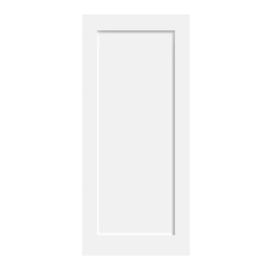 Shaker Series - One Panel Painted Finish Barn Door