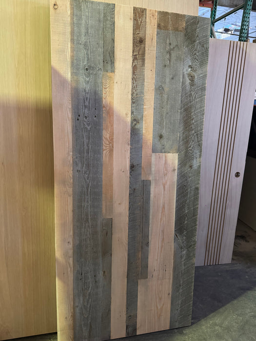 Vero - Exterior Modern Solid Reclaimed Wood Entry Front Door