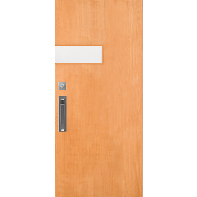 Clear Edge - Exterior Modern Mid Century Solid Unfinished Doug Fir Wood Door
