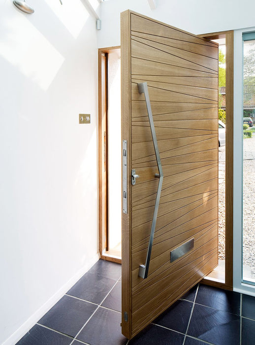 Balard - Exterior Modern Solid Wood Pivot Door