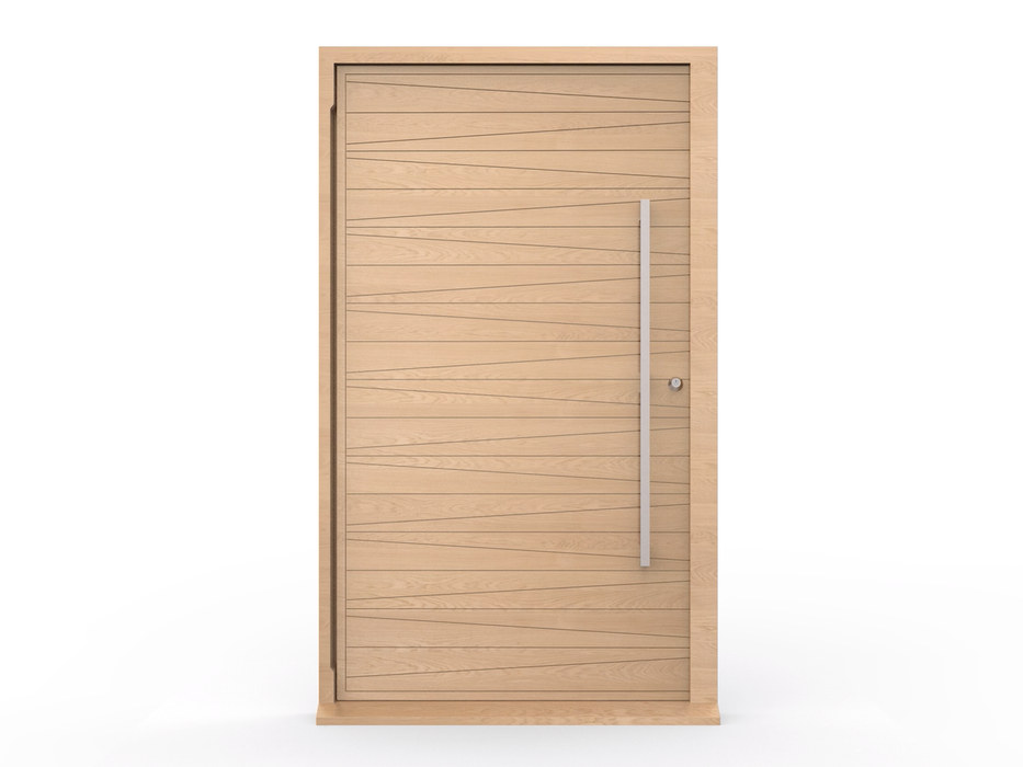 Balard - Exterior Modern Solid Wood Pivot Door