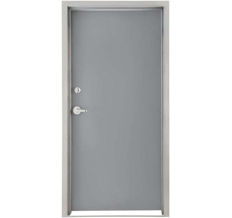 Commercial 18-Gauge Flush Hollow Metal 3-Hours Fire Rated Door