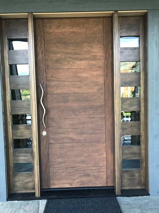 Cooper  - Modern Mahogany Wood Entry Solid Door