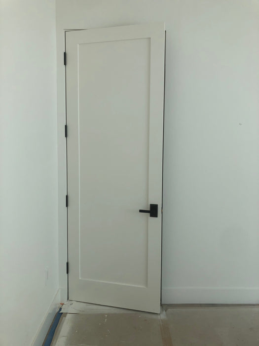 Interior Flat 1-Panel Shaker Primed Door [1-3/8" Thick]