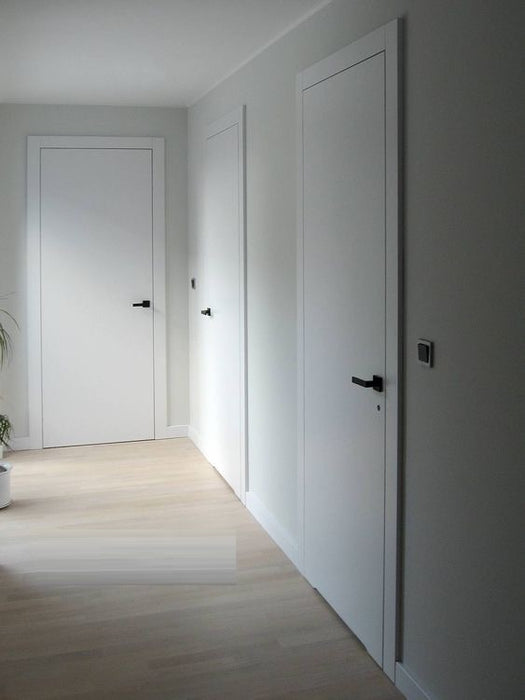 Interior Solid Core Flush Primed White Door