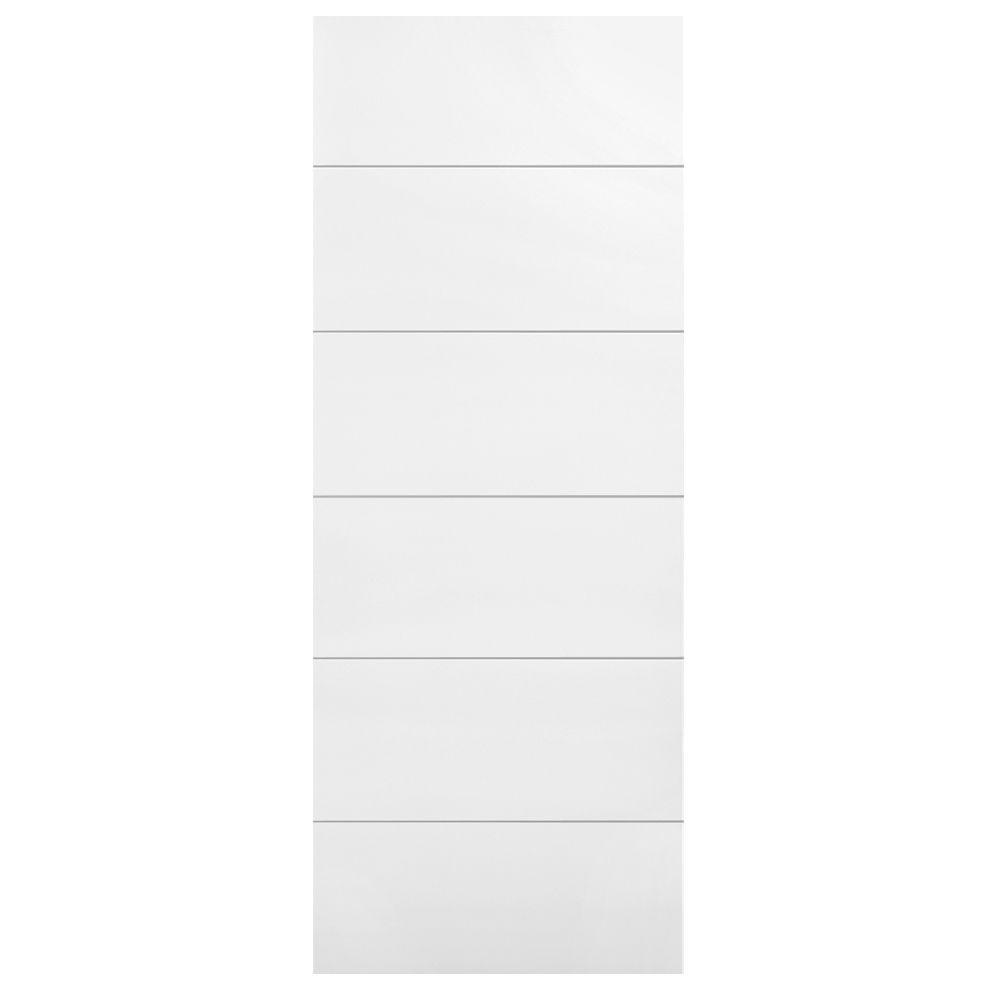 Melrose - Interior Flush Primed Solid Core Door with Horizontal