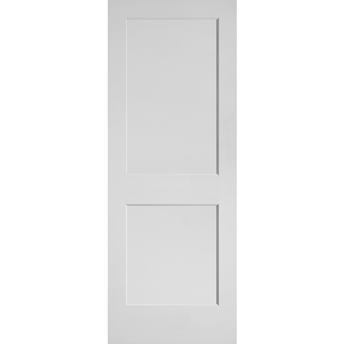 Interior Flat 2-Panel Shaker Primed Door